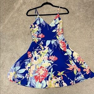 Floral Spaghetti Strap Dress